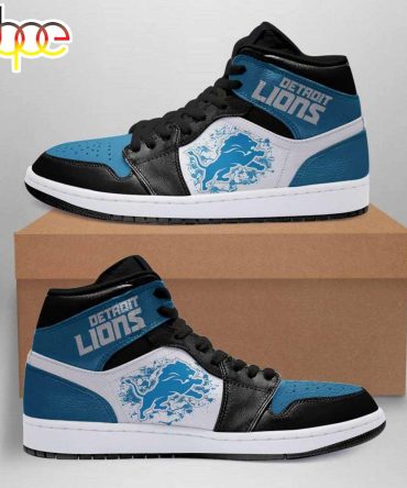 Detroit Lions Nfl Jd1 Boot Sneakers Shoes