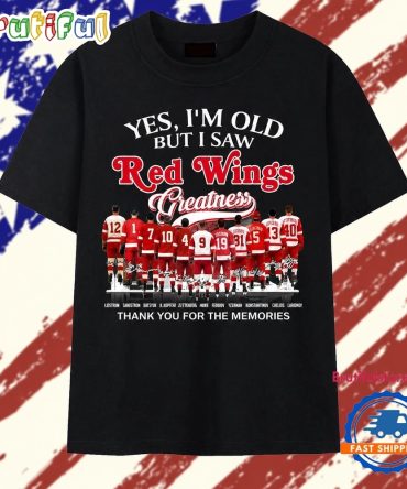 Detroit Red Wings Legends Greatness Vintage Hockey T Shirt