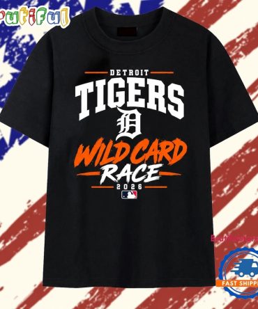 Detroit Tigers Wild Card Race 2026 Mlb Baseball T Shirt