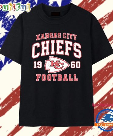 Distressed Kansas City Chiefs 1960 Football T Shirt