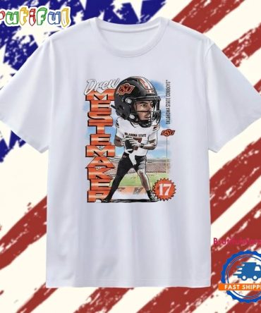 Drew Mestemaker Oklahoma State Cowboys No 17 T Shirt