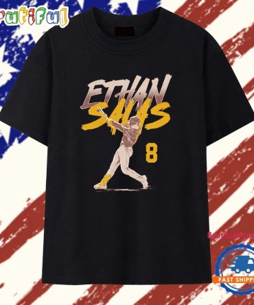 Ethan Salas Slugger Swing San Diego Padres T Shirt