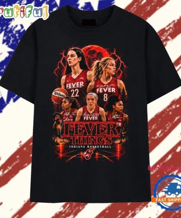 Fever Things Indiana Basketball Team Vintage Horror Graphic T Shirt