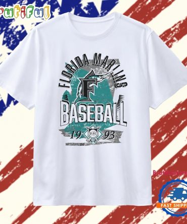 Florida Marlins Baseball 1993 National League Retro T Shirt