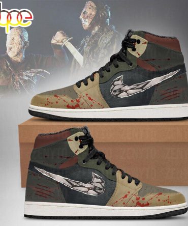 Freddy Krueger And Jason Voorhees Air Jordan 1 Sneakers