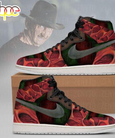 Freddy Krueger Costume Air Jordan 1 Sneakers