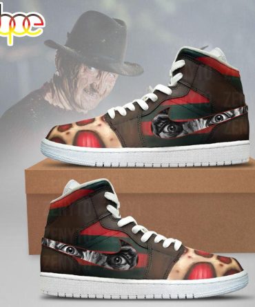 Freddy Krueger Eyes Air Jordan 1 Sneakers