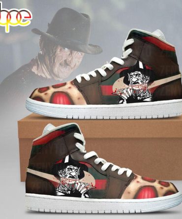 Freddy Krueger Style Air Jordan 1 Sneakers