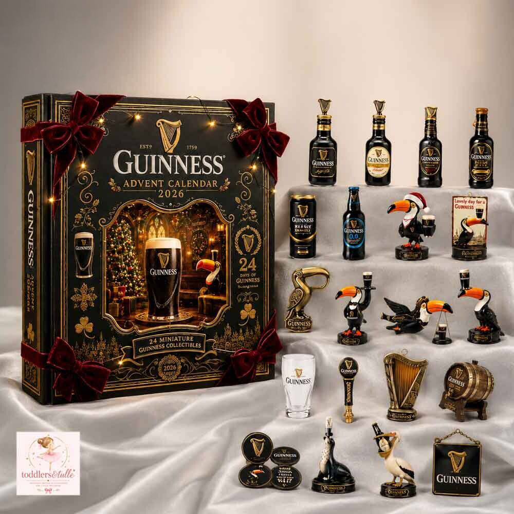 Guinness Christmas Advent Calendar 2026 Irish Stout Guinness Merch Gift For Beer Lover, 3D Acrylic Collectibles