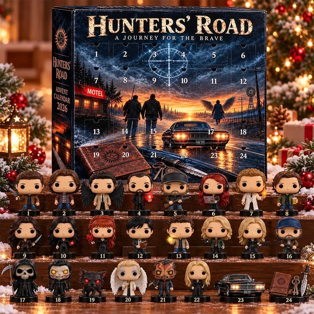 Supernatural Hunters Road Advent Calendar 2026 Brave Journey Christmas Countdown Xmas Gift, 3D Acrylic Collectibles
