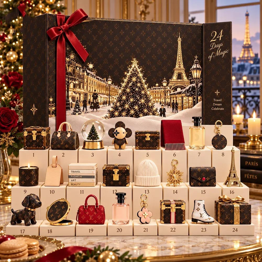 Luxury Advent Calendar 2026 24 Days Of Magic Christmas Countdown Luxury Xmas Gift, 3D Acrylic Collectibles