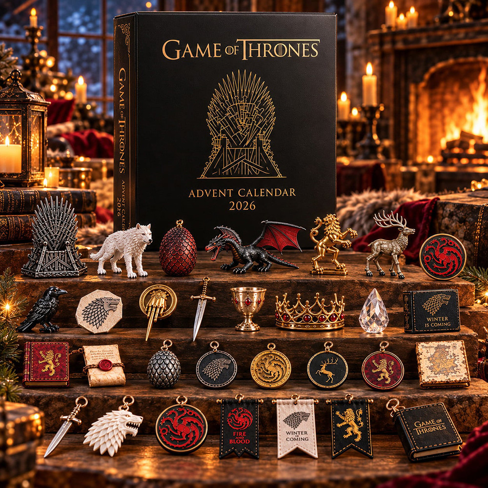 Game Of Thrones Advent Calendar 2026 24 Days Of Westeros Christmas Countdown Gift For Fans, 3D Acrylic Collectibles