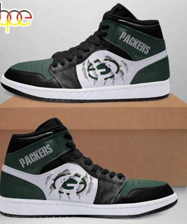 Green Bay Packers Nfl Scratch Jd1 Boot Sneakers Shoes