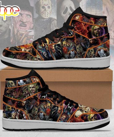 Horror Characters Air Jordan 1 Sneakers