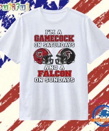 I’M A Gamecock On Saturdays And A Falcon On Sundays T Shirt