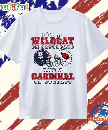 I’M A Wildcat On Saturdays And A Cardinal On Sundays T Shirt