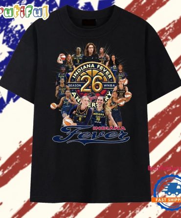 Indiana Fever 26Th Wnba Season Team Roster Graphic T Shirt