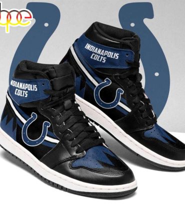 Indianapolis Colts Nfl Black Navy Jd1 Boot Sneakers Shoes