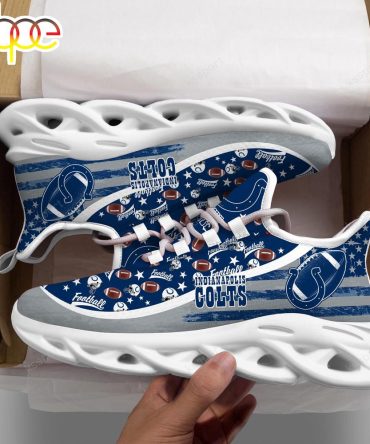 Indianapolis Colts Nfl Clunky Sport Max Soul Shoes New Design For Fans