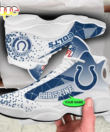 Indianapolis Colts Nfl Personalized Jordan 13 Shoes  Gift For Fans Sport