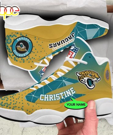 Jacksonville Jaguars Nfl Personalized Jordan 13 Shoes  Gift For Fans Sport