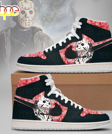 Jason Voorhees Air Jordan 1 Sneakers