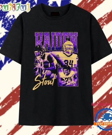Kaiden Stout 34 Football Player Athlete T Shirt