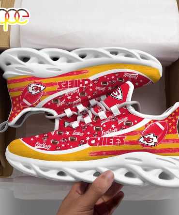 Kansas City Chiefs Nfl Clunky Sport Max Soul Shoes New Design For Fans