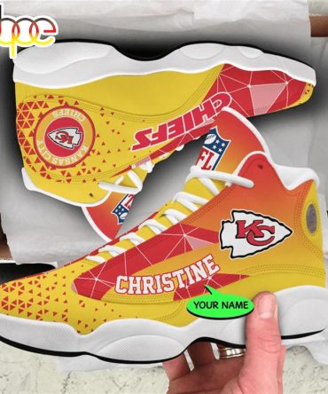 Kansas City Chiefs Nfl Personalized Jordan 13 Shoes  Gift For Fans Sport