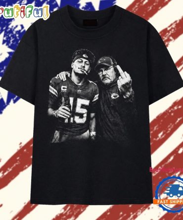 Kansas City Chiefs Patrick Mahomes And Andy Reid Graphic T Shirt
