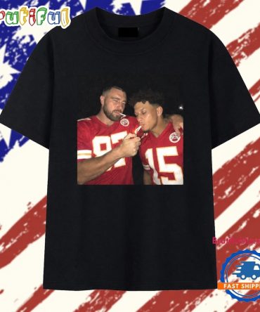 Kansas City Football Travis Kelce And Patrick Mahomes Vintage Graphic T Shirt