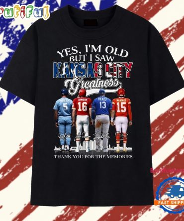 Kansas City Sports Legends Thank You For The Memories Graphic T Shirt