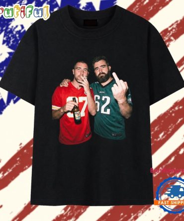 Kelce Brothers Travis Kelce And Jason Kelce Football Graphic T Shirt