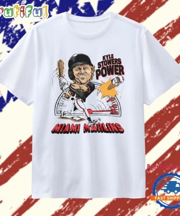 Kyle Stowers Power Miami Marlins Mlb Baseball T Shirt