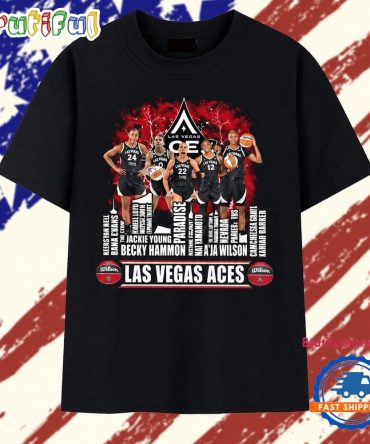Las Vegas Aces Wnba Basketball Roster Players Vintage T Shirt
