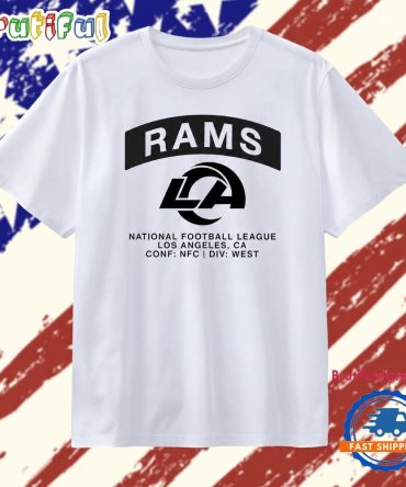 Los Angeles Rams National Football League Nfc West Team Logo T Shirt