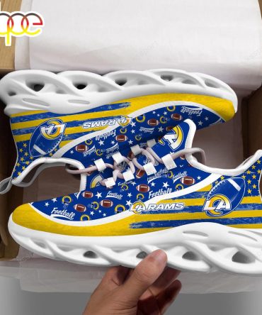 Los Angeles Rams Nfl Clunky Sport Max Soul Shoes New Design For Fans