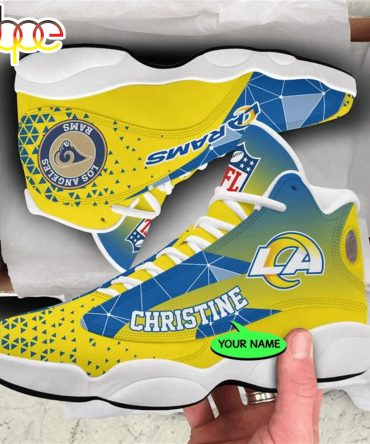 Los Angeles Rams Nfl Personalized Jordan 13 Shoes  Gift For Fans Sport