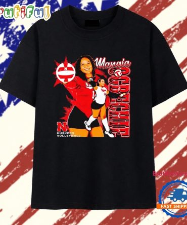 Manaia Ogbechie Nebraska Huskers Volleyball T Shirt
