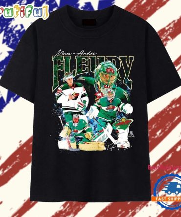 Marc Andre Fleury Minnesota Wild Signature T Shirt