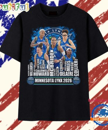Minnesota Lynx 2026 Roster Basketball Players Graphic T Shirt