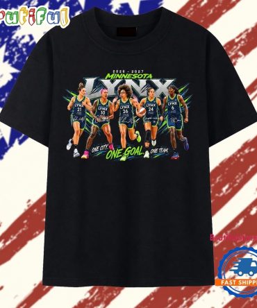 Minnesota Lynx Basketball 2026 2027 Signatures Graphic T Shirt