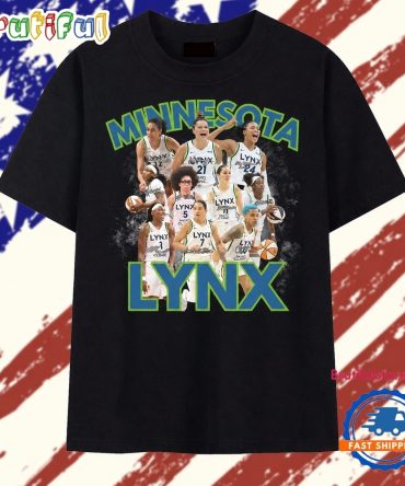 Minnesota Lynx Wnba Team Players Vintage Bootleg Graphic T Shirt