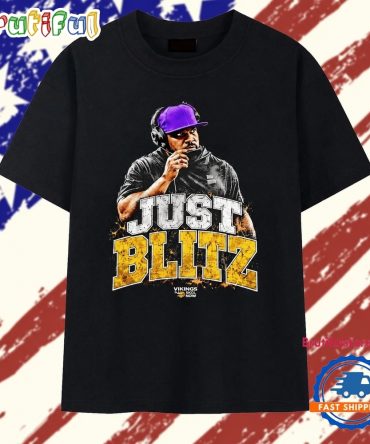 Minnesota Vikings Just Blitz Nfl Football T Shirt