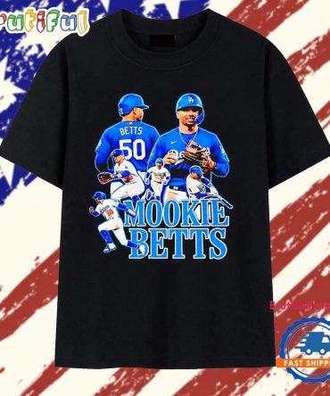 Mookie Betts Los Angeles Dodgers 50 Mlb T Shirt