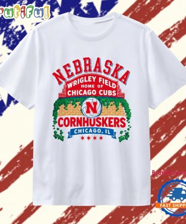 Nebraska Cornhuskers 2026 Volleyball Wrigley Field Chicago T Shirt