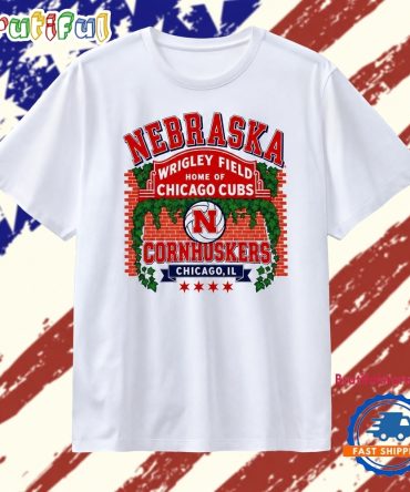 Nebraska Cornhuskers At Wrigley Field Home Of Chicago Cubs T Shirt