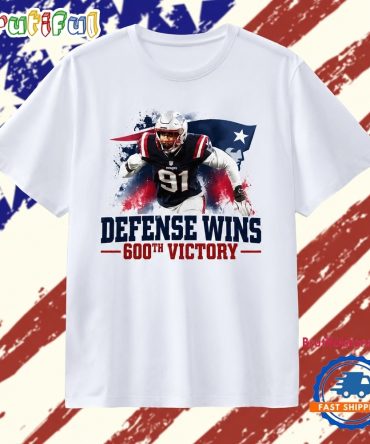 New England Patriots Defense Wins 600Th Victory T Shirt