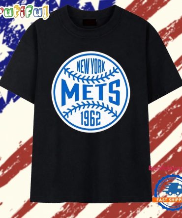 New York Mets 1962 Logo Mlb Baseball Circle T Shirt