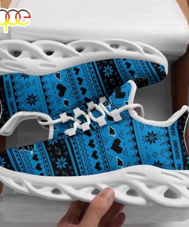 Nfl Carolina Panthers X-Max Patterns Christmas Max Soul Shoes